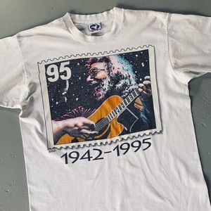 1995 Jerry Garcia Grateful Dead Stamp Shirt L